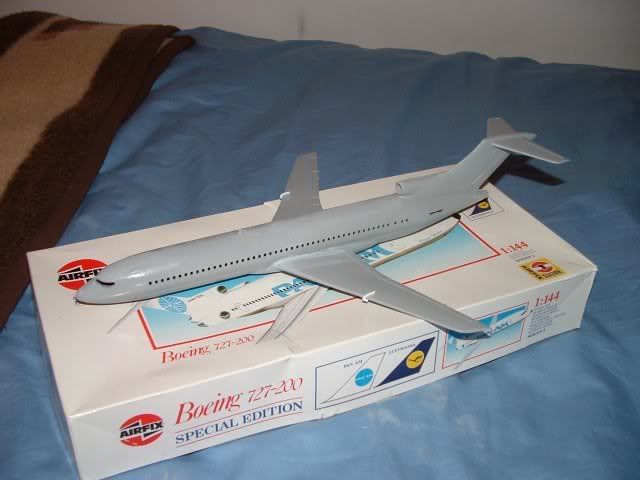 Building the Airfix Boeing 727-200 – Airlinercafe